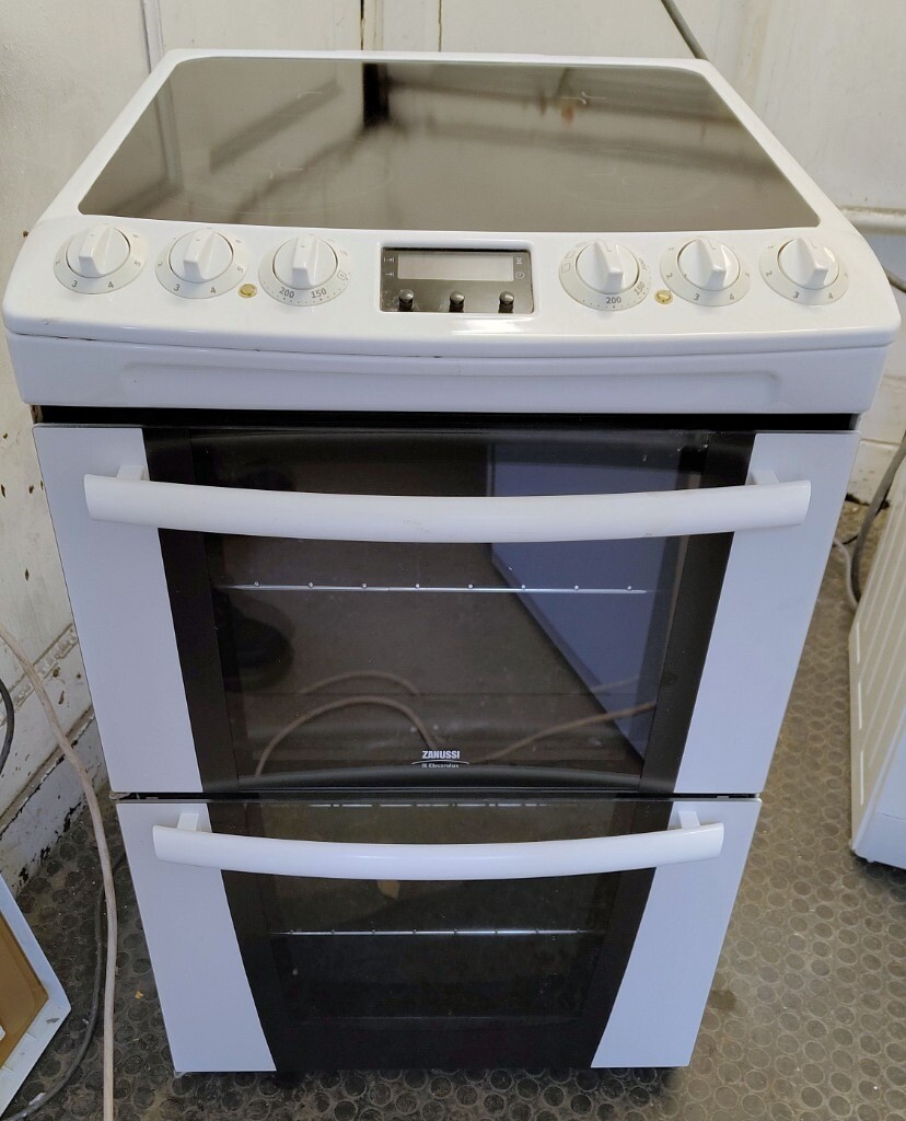 55cm double oven electric cooker